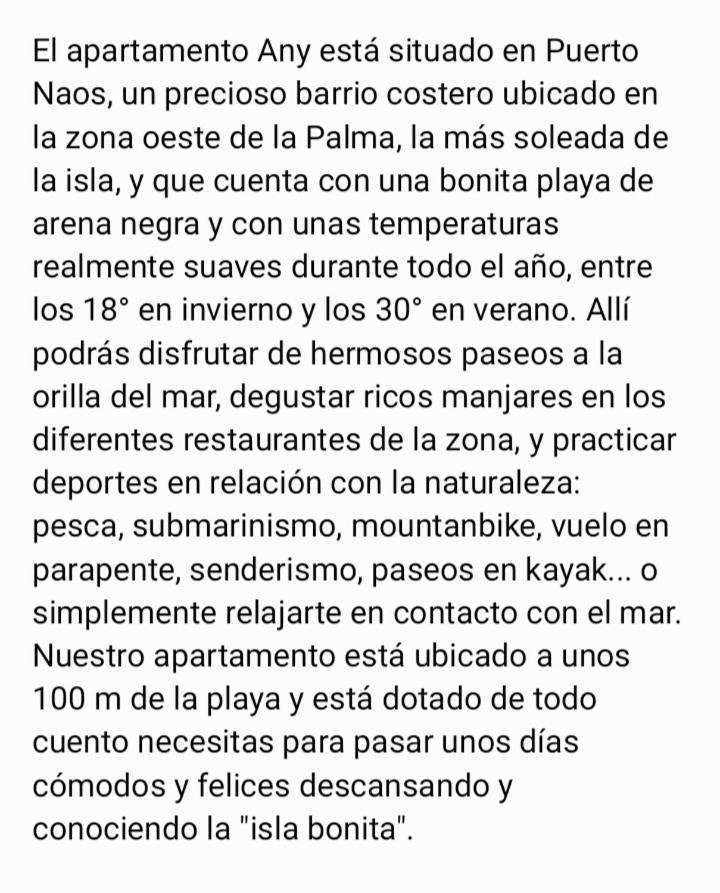 Apartamento Any Puerto De Naos Extérieur photo